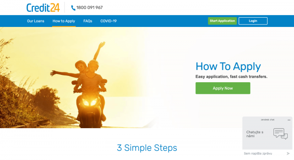 Credit24 website screenshot