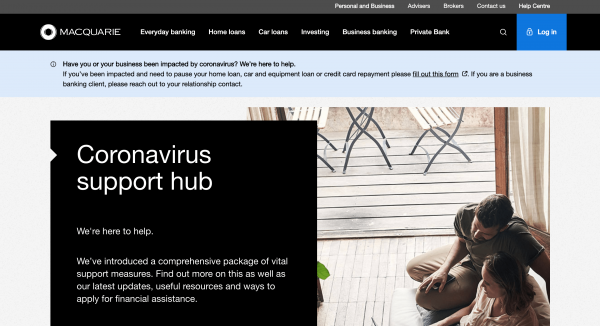 Macquarie - Car Loan website screenshot